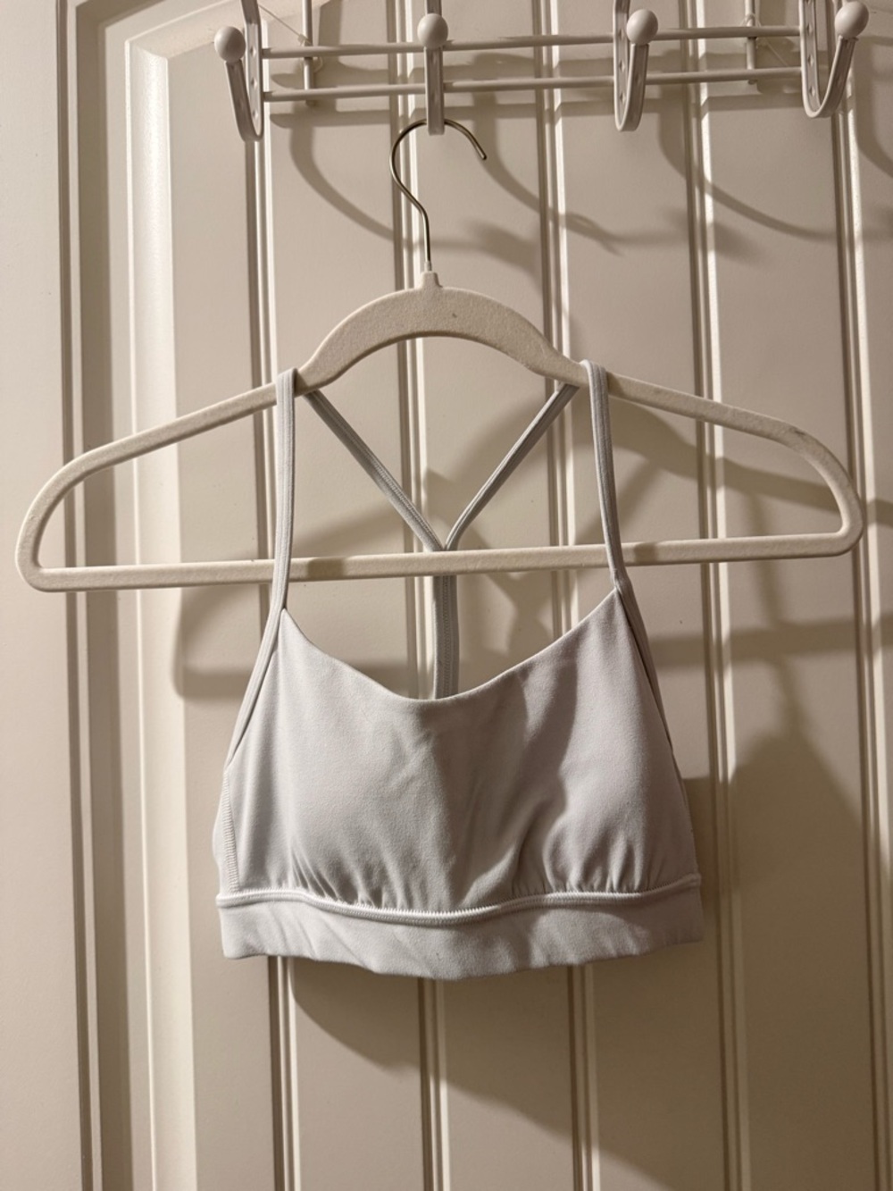 lululemon athletica White Strappy Support Sports Bra